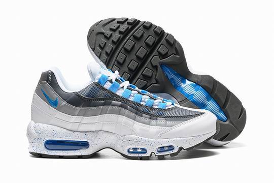 (image for) Nike Air Max 95 Grey Grey Blue Men's Shoes-39
